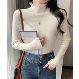 フリル襟ハイネックニットトップス【SHOPLIST限定 新作 春 秋 冬】 | SEU | 詳細画像22