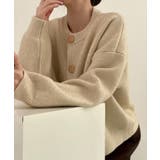 クルーネックボタンカーディガン【SHOPLIST限定 新作 春 秋 冬】 | SEU | 詳細画像32 