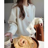 クルーネックボタンカーディガン【SHOPLIST限定 新作 春 秋 冬】 | SEU | 詳細画像12 