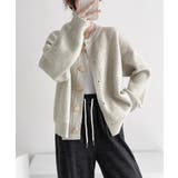 クルーネックボタンカーディガン【SHOPLIST限定 新作 春 秋 冬】 | SEU | 詳細画像19 