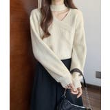 チョーカーネックニットプルオーバー【SHOPLIST限定 新作 春 秋 冬】 | SEU | 詳細画像12