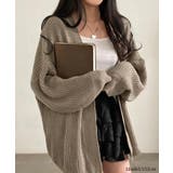 着流しVネックニットカーディガン【SHOPLIST限定 新作 春 秋 冬】 | SEU | 詳細画像22