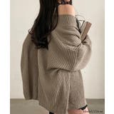 着流しVネックニットカーディガン【SHOPLIST限定 新作 春 秋 冬】 | SEU | 詳細画像26