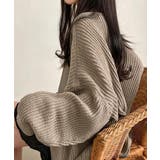 着流しVネックニットカーディガン【SHOPLIST限定 新作 春 秋 冬】 | SEU | 詳細画像29