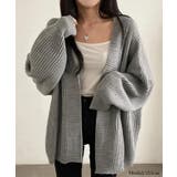 着流しVネックニットカーディガン【SHOPLIST限定 新作 春 秋 冬】 | SEU | 詳細画像30