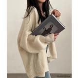 着流しVネックニットカーディガン【SHOPLIST限定 新作 春 秋 冬】 | SEU | 詳細画像13