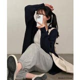 着流しVネックニットカーディガン【SHOPLIST限定 新作 春 秋 冬】 | SEU | 詳細画像7