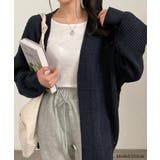 着流しVネックニットカーディガン【SHOPLIST限定 新作 春 秋 冬】 | SEU | 詳細画像8