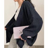 着流しVネックニットカーディガン【SHOPLIST限定 新作 春 秋 冬】 | SEU | 詳細画像4