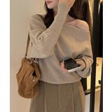 ワンショルダー2wayニットトップス【SHOPLIST限定 新作 春 秋 冬】 | SEU | 詳細画像6