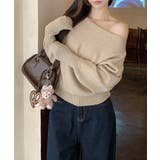 ワンショルダー2wayニットトップス【SHOPLIST限定 新作 春 秋 冬】 | SEU | 詳細画像9