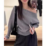 ワンショルダー2wayニットトップス【SHOPLIST限定 新作 春 秋 冬】 | SEU | 詳細画像20