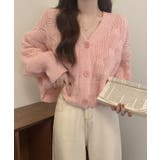 ドルマンスリーブケーブル編みニットカーディガン | SEU | 詳細画像22