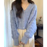 ドルマンスリーブケーブル編みニットカーディガン | SEU | 詳細画像38