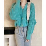 ドルマンスリーブケーブル編みニットカーディガン | SEU | 詳細画像30