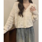 ドルマンスリーブケーブル編みニットカーディガン | SEU | 詳細画像11