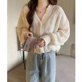 ドルマンスリーブケーブル編みニットカーディガン | SEU | 詳細画像6