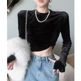 スリットスリーブベロアトップス【SHOPLIST限定 新作 春 夏 秋 冬】 | SEU | 詳細画像17 