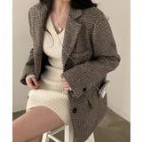 チェックオーバーテーラードジャケット【SHOPLIST限定 新作 春 秋 冬】 | SEU | 詳細画像18 