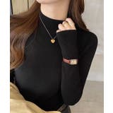プチハイネックニットトップス【SHOPLIST限定 新作 春 秋 冬】 | SEU | 詳細画像9