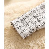 フリンジトリムノーカラーツイードジャケット 着流し風デザイン | SEU | 詳細画像40