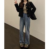 ノーカラーツイードジャケット【SHOPLIST限定 新作 春 秋 冬】 | SEU | 詳細画像19 