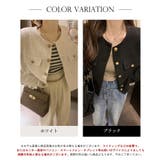 ノーカラーツイードジャケット【SHOPLIST限定 新作 春 秋 冬】 | SEU | 詳細画像2 