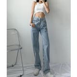 ウエストクロスストレートワイドパンツ | SEU | 詳細画像17 