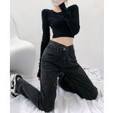 ウエストクロスストレートワイドパンツ | SEU | 詳細画像26 