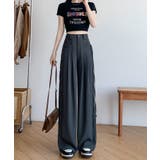 サイドリボンセミワイドスラックス【SHOPLIST限定 新作 春 夏 秋 冬】 | SEU | 詳細画像20 