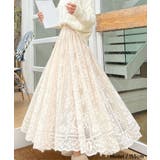 ベージュ | レースロングスカート【SHOPLIST限定 新作 春 夏 秋 冬】 | SEU