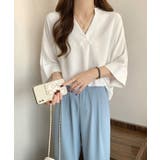 体型カバードルマンスリーブブラウス【SHOPLIST限定 新作 春 夏 秋】 | SEU | 詳細画像7