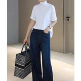 首のUV対策に!ハイネック半袖Tシャツ | SEU | 詳細画像4