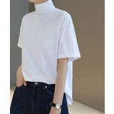 首のUV対策に!ハイネック半袖Tシャツ | SEU | 詳細画像3