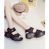 【22 5cm 24cm】厚底ソールスポーツサンダル【SHOPLIST限定 | SEU | 詳細画像11 