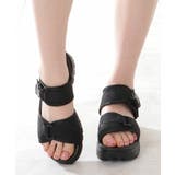 【22 5cm 24cm】厚底ソールスポーツサンダル【SHOPLIST限定 | SEU | 詳細画像12 
