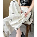 ウエストレースリボン総柄イージーパンツ【SHOPLIST限定 新作 春 | SEU | 詳細画像17