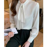 スタンドカラーボウタイブラウス【SHOPLIST限定 新作 春 夏 秋 冬】 | SEU | 詳細画像5