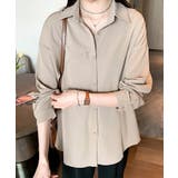 ゆるシルエット長袖シャツブラウス【SHOPLIST限定 新作 春 夏 秋 冬】 | SEU | 詳細画像15