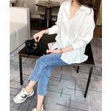 ゆるシルエット長袖シャツブラウス【SHOPLIST限定 新作 春 夏 秋 冬】 | SEU | 詳細画像8