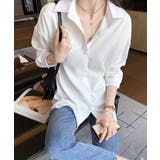 ゆるシルエット長袖シャツブラウス【SHOPLIST限定 新作 春 夏 秋 冬】 | SEU | 詳細画像4
