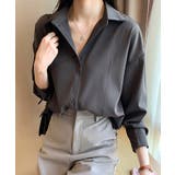 ゆるシルエット長袖シャツブラウス【SHOPLIST限定 新作 春 夏 秋 冬】 | SEU | 詳細画像9