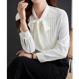 フロントプリーツボウタイブラウス【SHOPLIST限定 新作 春 夏 秋 冬】 | SEU | 詳細画像8