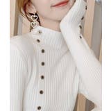 プチハイネックネックリブニットトップス【SHOPLIST限定 新作 春 | SEU | 詳細画像6 