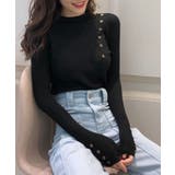プチハイネックネックリブニットトップス【SHOPLIST限定 新作 春 | SEU | 詳細画像8 