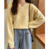 ふんわり起毛 Vネック ニットトップス【SHOPLIST限定 | SEU | 詳細画像15