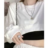 クロップド丈薄手スウェット【SHOPLIST限定 新作 春 夏 秋 冬】 | SEU | 詳細画像5 