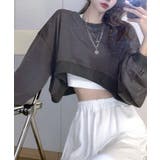 クロップド丈薄手スウェット【SHOPLIST限定 新作 春 夏 秋 冬】 | SEU | 詳細画像8 