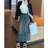 Vネックリブニットプルオーバー【SHOPLIST限定 新作 春 秋 冬】 | SEU | 詳細画像10 