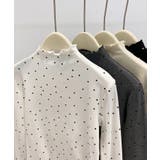 フリース素材ドット柄メローフリルリブニットプルオーバー【SHOPLIST限定 新… | SEU | 詳細画像13